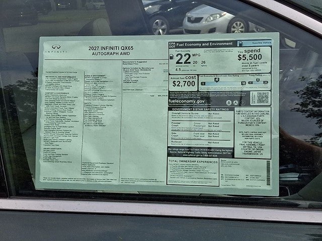 2027 INFINITI QX65 Autograph AWD