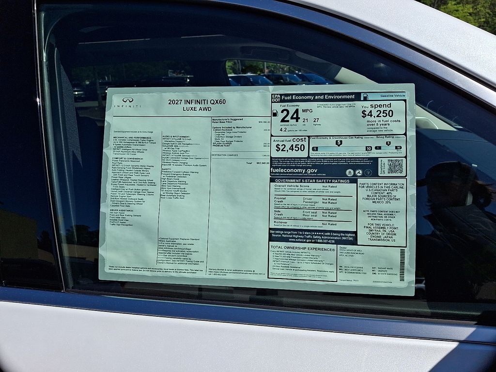 2027 INFINITI QX60 Luxe AWD