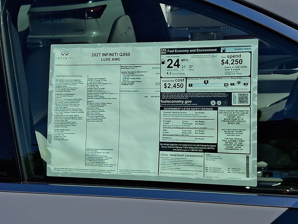2027 INFINITI QX60 Luxe AWD
