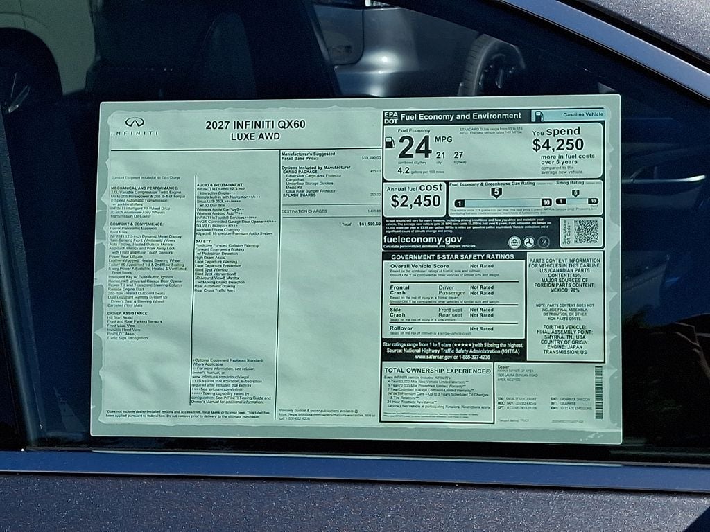 2027 INFINITI QX60 Luxe AWD