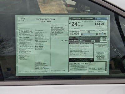2026 INFINITI QX60 SPORT