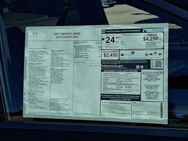 2027 INFINITI QX60 Autograph AWD