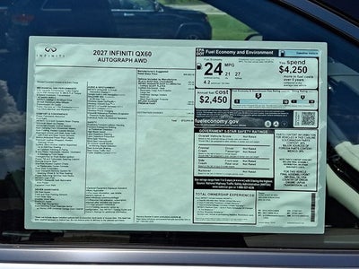 2027 INFINITI QX60 Autograph AWD