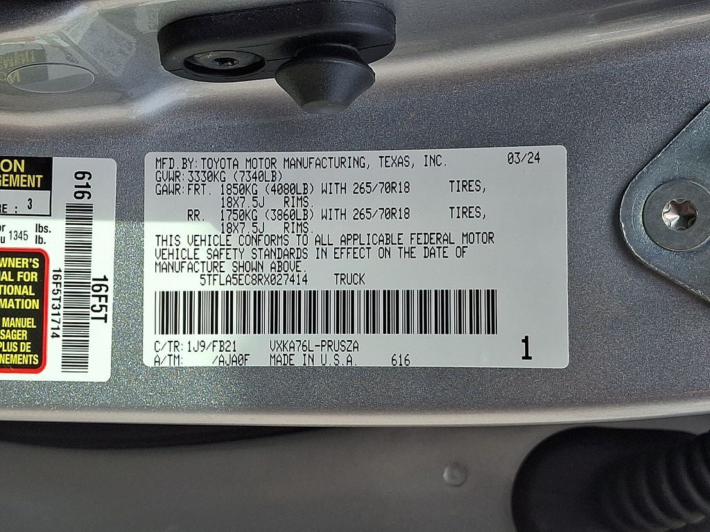 2024 Toyota Tundra SR5
