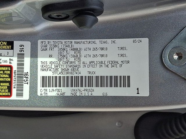 2024 Toyota Tundra SR5