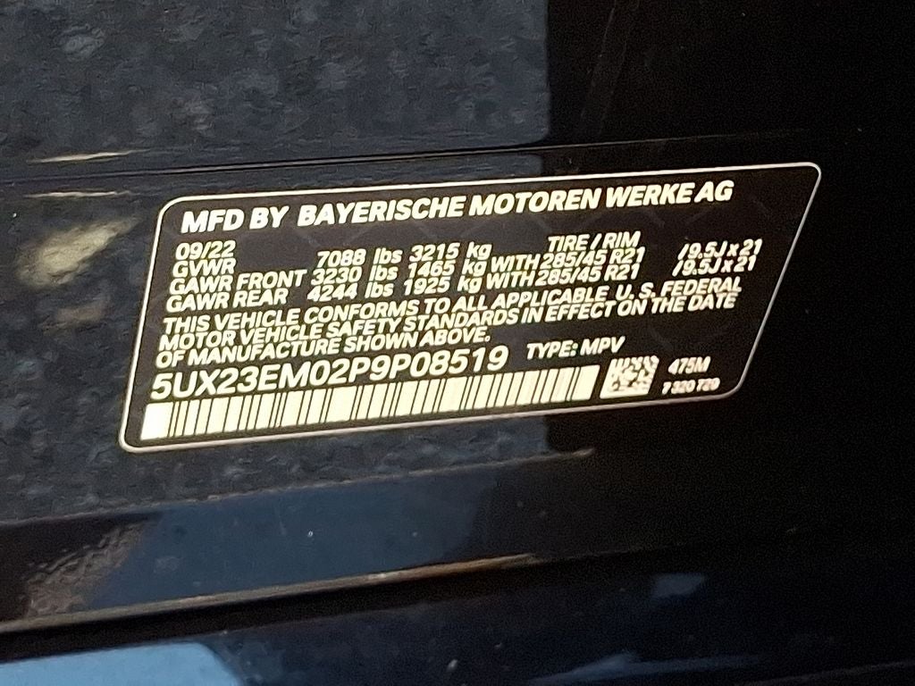 2023 BMW X7 xDrive40i