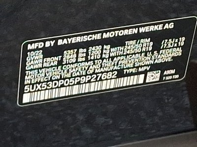 2023 BMW X3 xDrive30i