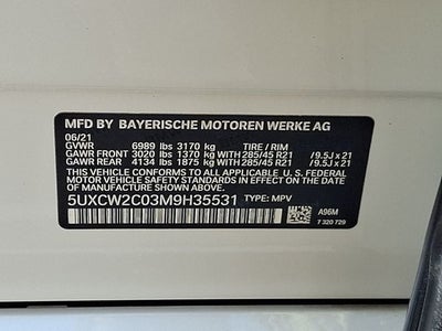 2021 BMW X7 xDrive40i
