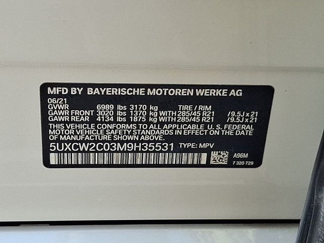 2021 BMW X7 xDrive40i
