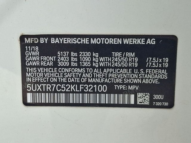 2019 BMW X3 sDrive30i