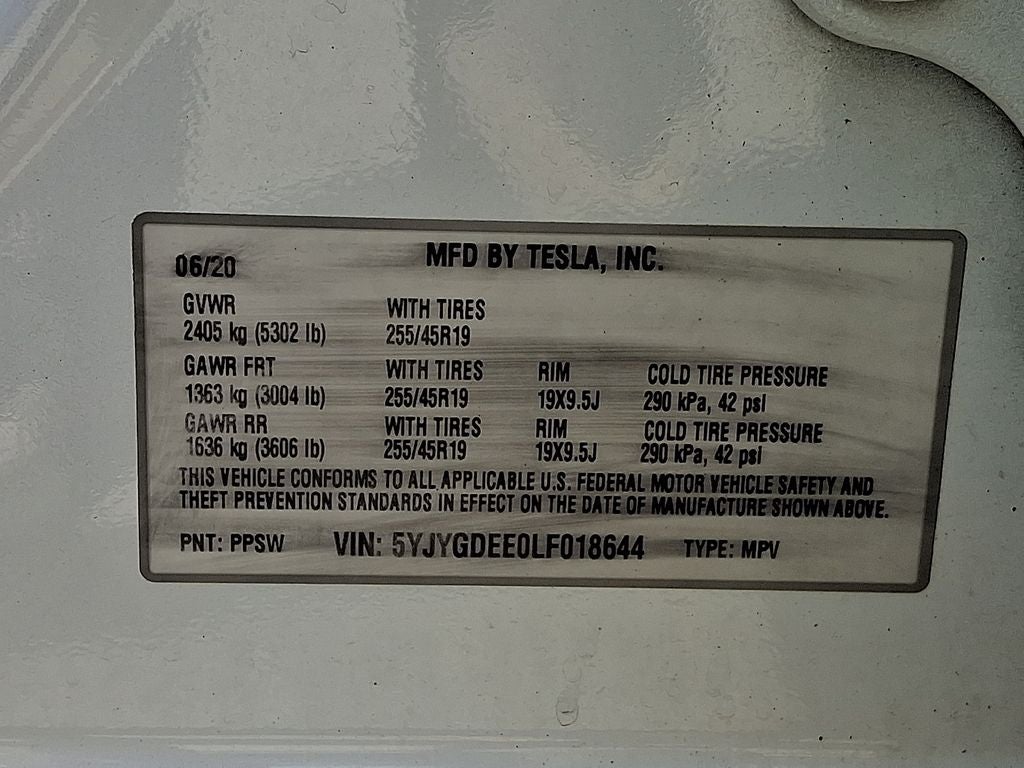 2020 Tesla Model Y Long Range