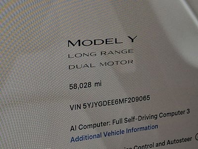2021 Tesla Model Y Long Range