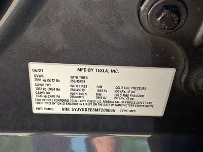 2021 Tesla Model Y Long Range