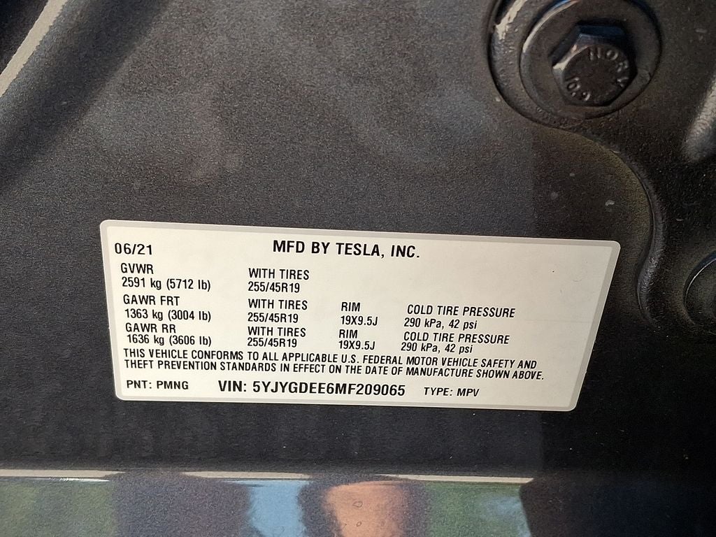 2021 Tesla Model Y Long Range