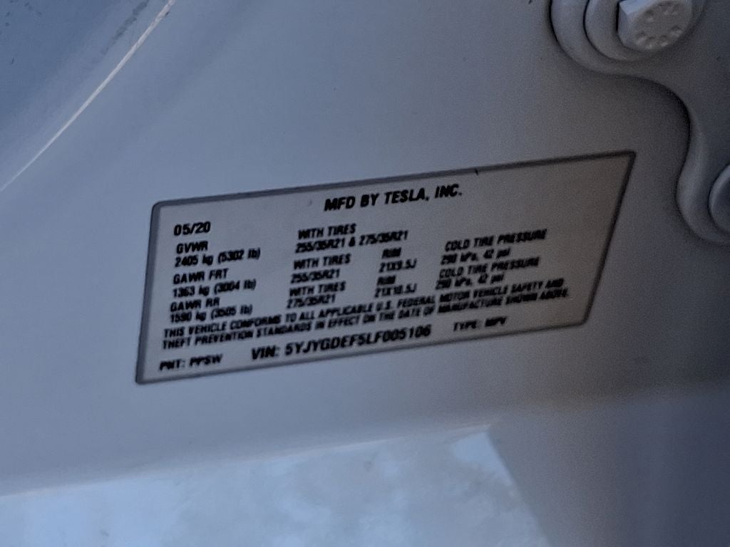 2020 Tesla Model Y Performance