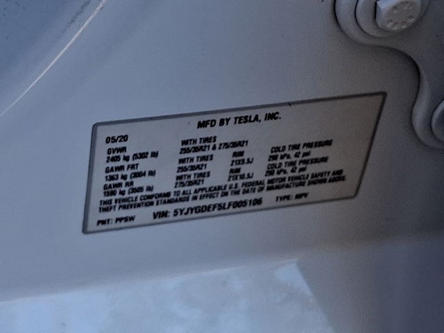 2020 Tesla Model Y Performance