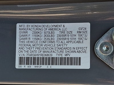 2024 Honda CR-V Hybrid Sport Touring