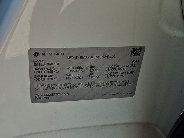 2023 Rivian R1S Adventure