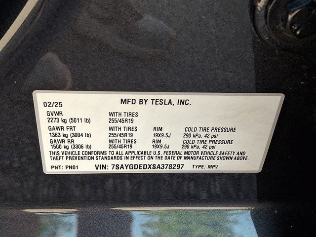 2025 Tesla Model Y Long Range