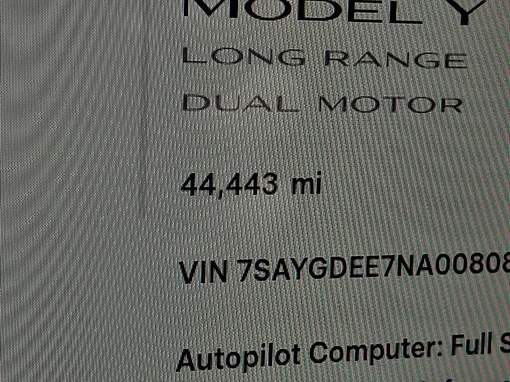 2022 Tesla Model Y Long Range