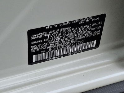 2022 Subaru Crosstrek Base