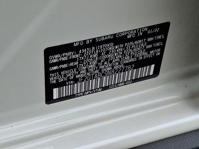 2022 Subaru Crosstrek Base