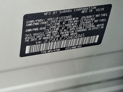 2025 Subaru Forester Wilderness