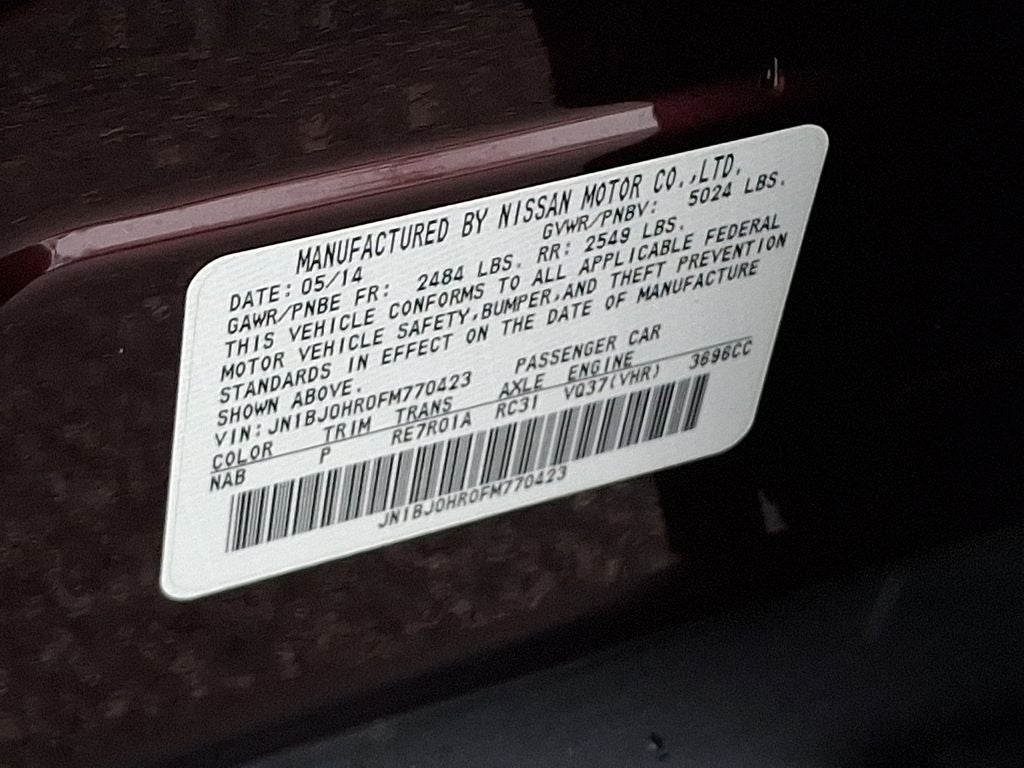 2015 INFINITI QX50 Journey