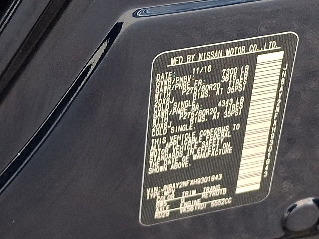 2017 Nissan Armada Platinum