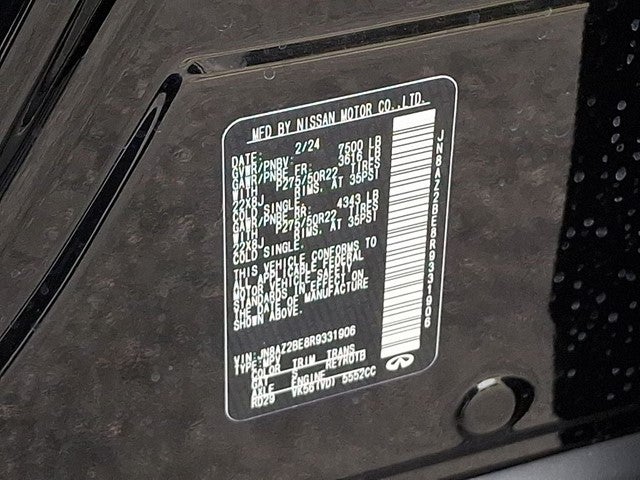 2024 INFINITI QX80 SENSORY 4WD