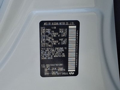 2026 INFINITI QX80 Pure 2WD
