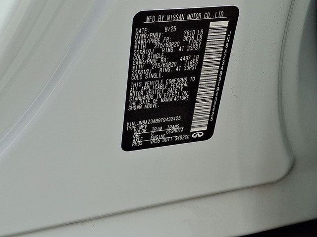 2026 INFINITI QX80 Pure 4WD