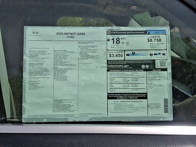 2026 INFINITI QX80 PURE