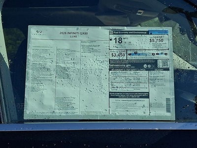 2026 INFINITI QX80 Luxe 2WD
