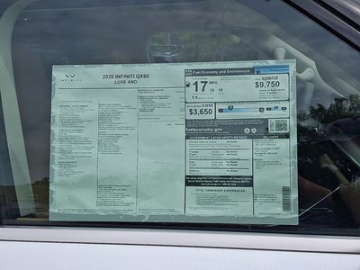 2026 INFINITI QX80 Luxe 4WD