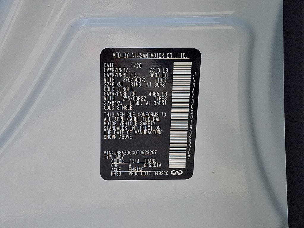2026 INFINITI QX80 Autograph 4WD