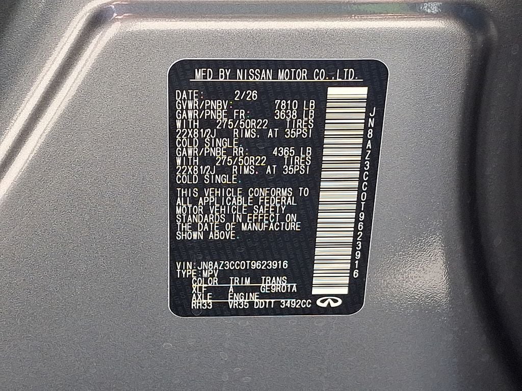 2026 INFINITI QX80 Autograph 4WD