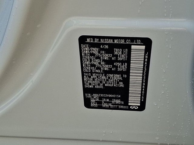 2027 INFINITI QX80 Autograph 4WD