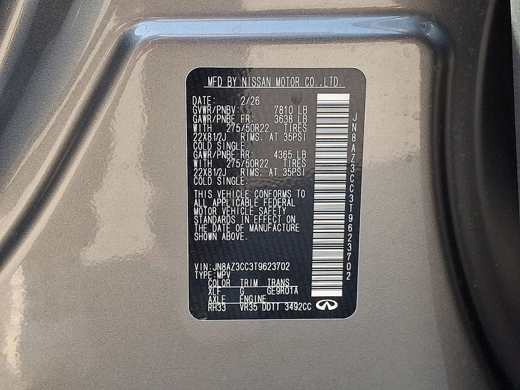 2026 INFINITI QX80 Autograph 4WD