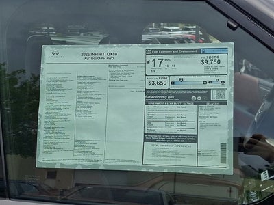 2026 INFINITI QX80 Autograph 4WD