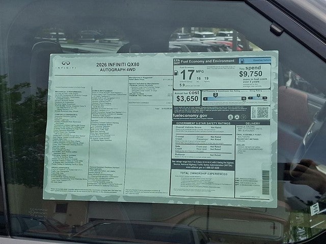 2026 INFINITI QX80 Autograph 4WD