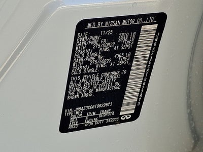 2026 INFINITI QX80 AUTOGRAPH