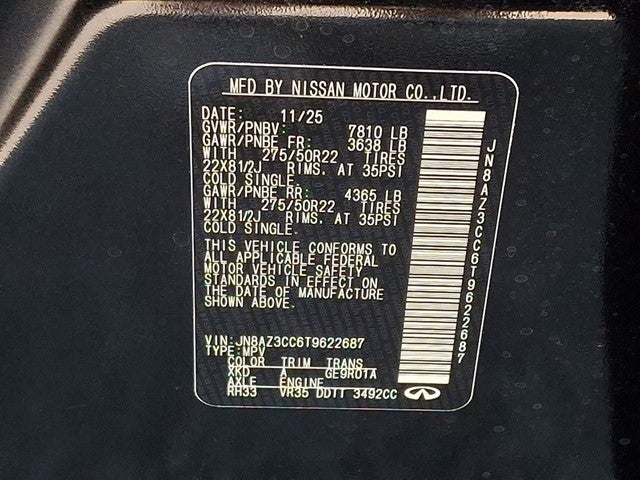 2026 INFINITI QX80 Autograph 4WD