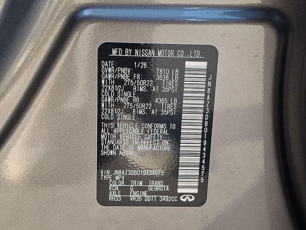 2026 INFINITI QX80 Sport 4WD