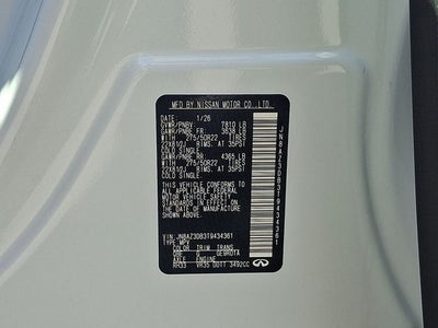 2026 INFINITI QX80 Sport 4WD