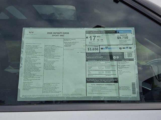 2026 INFINITI QX80 Sport 4WD