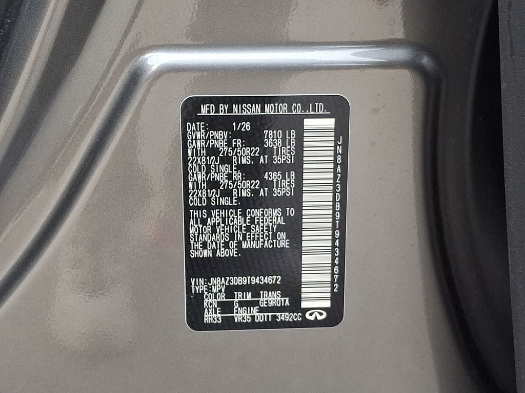 2026 INFINITI QX80 SPORT