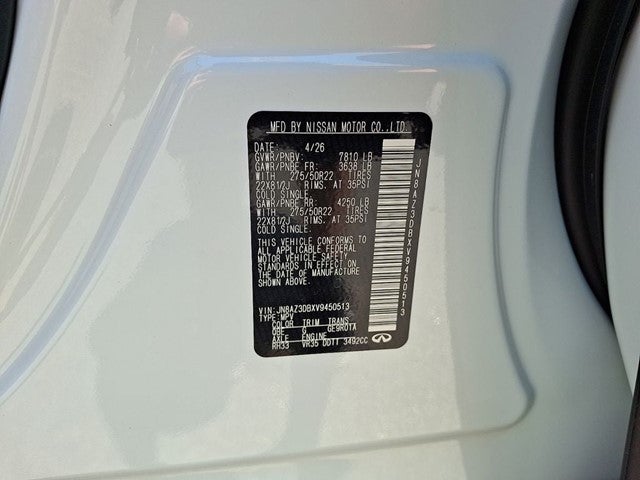 2027 INFINITI QX80 Sport 4WD