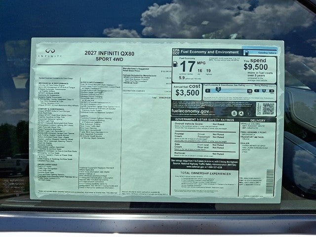 2027 INFINITI QX80 Sport 4WD
