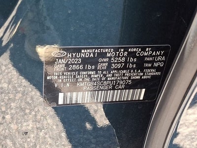 2023 Genesis G80 2.5T